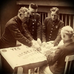 1944 Marines with Ouija board