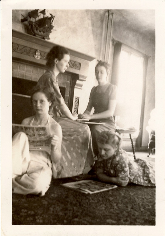 1930s Women playing Ouija